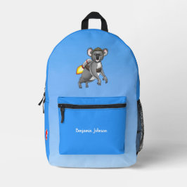 Rocket Koala Bedruckter Rucksack