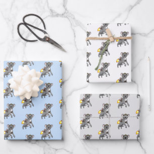 Rocket Koala Geschenkpapier Set