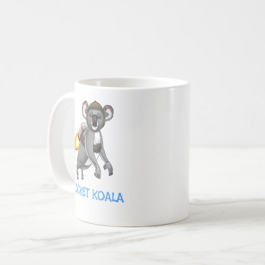 Rocket Koala Kaffeetasse (Vorderseite Links)