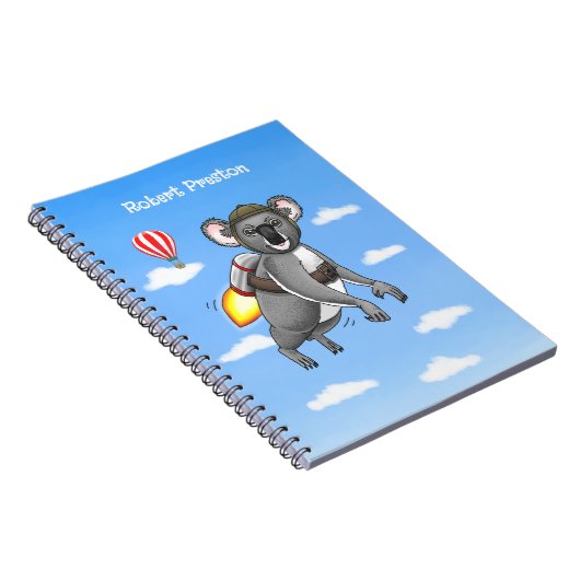 Rocket Koala Notizblock (Rechte Seite)