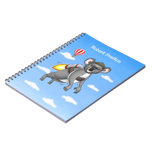 Rocket Koala Notizblock (Linke Seite)