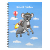 Rocket Koala Notizblock (Vorderseite)