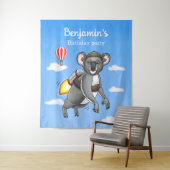 Rocket Koala Wandteppich (Beispiel)
