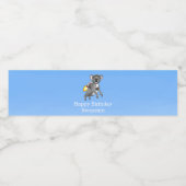 Rocket Koala Wasserflaschenetikett (Einzelnes Label)