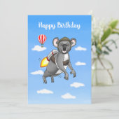 Rocket Koala's Jetpack Ride Karte (Stehend Vorderseite)