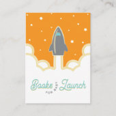Rocket Launch Books for Baby Gray & Orange Begleitkarte (Vorderseite)