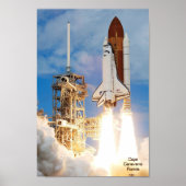 Rocket Launch Florida USA Poster (Vorne)