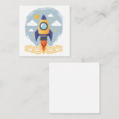 Rocket Launch Mitteilungskarte (Vorne/Hinten)