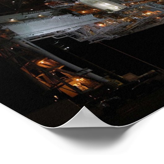 Rocket Launchpad Florida USA Poster (Ecke)