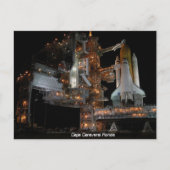 Rocket Launchpad Florida USA Postkarte (Vorderseite)