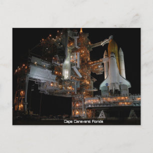 Rocket Launchpad Florida USA Postkarte