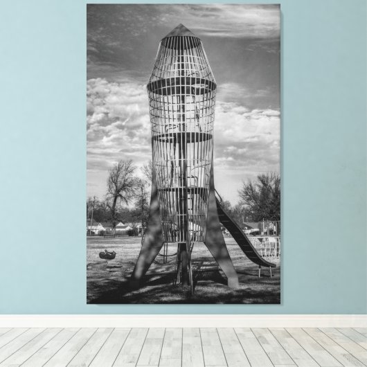 Rocket Leinwanddruck (Insitu (Holzboden))