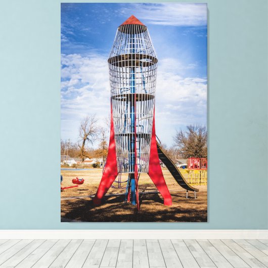 Rocket Leinwanddruck (Insitu (Holzboden))