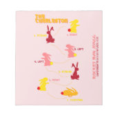 Rocket Mah Jong Charleston Notebook Notizblock (Vorderseite)