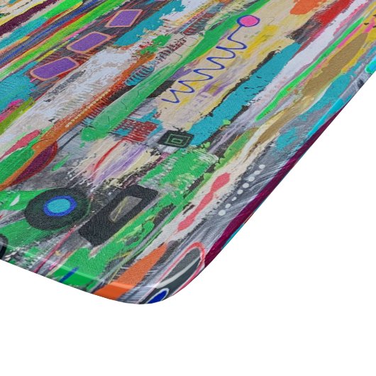 Rocket Man 6 x 7 Deko Glasschneider Schneidebrett (Ecke)