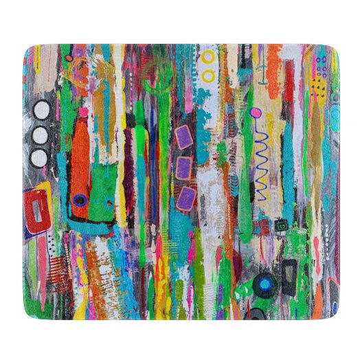 Rocket Man 6 x 7 Deko Glasschneider Schneidebrett (Vorderseite)