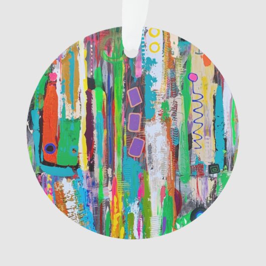 Rocket Man Acrylic Ornament (Vorderseite)