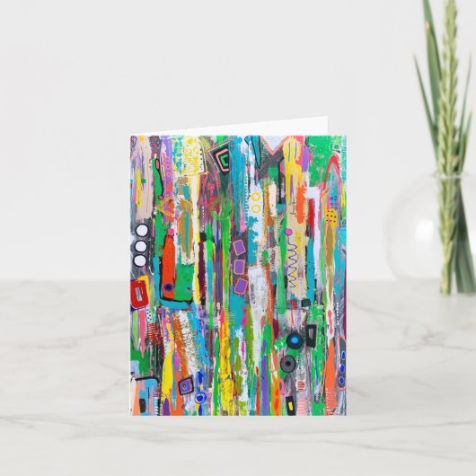 Rocket Man Blank Note Card Dankeskarte (Vorderseite)