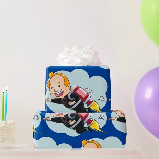Rocket Man Geschenkpapier