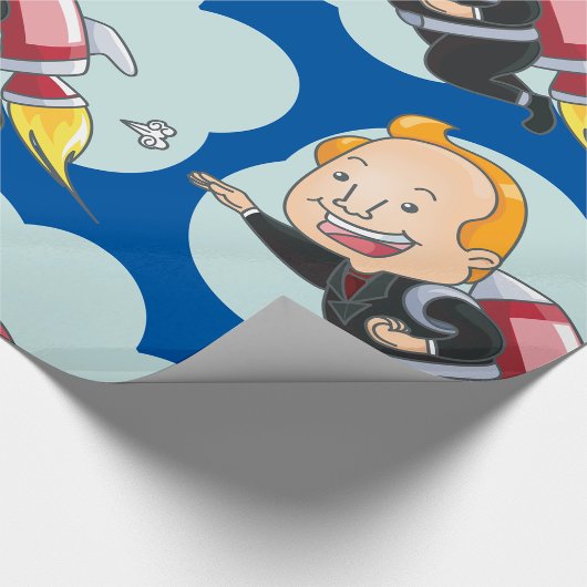 Rocket Man Geschenkpapier