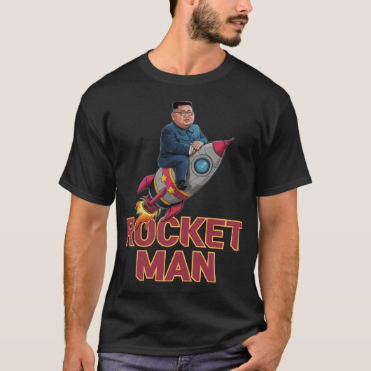 Rocket Man Kim Jong-Un T-Shirt (Vorderseite)