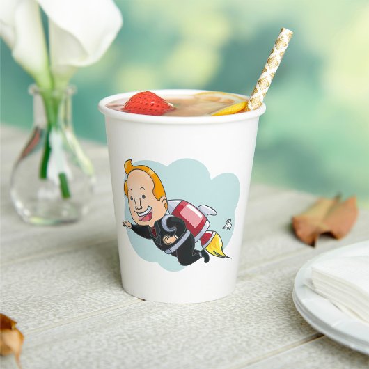 Rocket Man Pappbecher