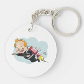 Rocket Man Schlüsselanhänger (Rückseite)