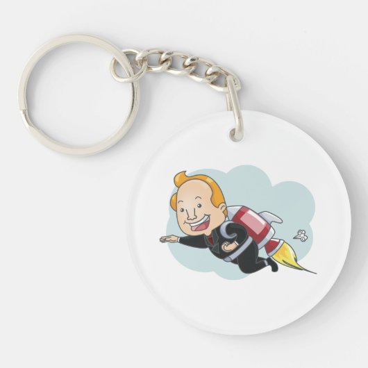 Rocket Man Schlüsselanhänger (Vorderseite)