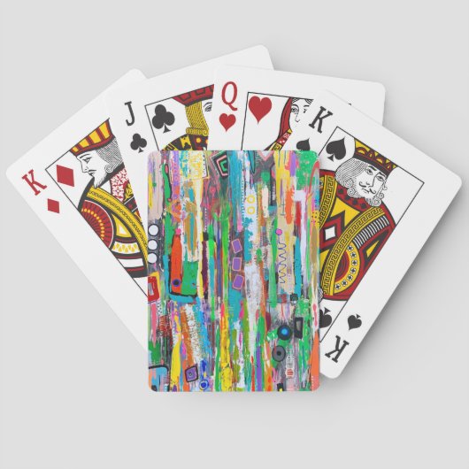 Rocket Man spielt Karten Spielkarten (Rückseite)