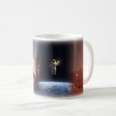 Rocket Man Weltraumreise Traum Tasse (VorderseiteRechts)
