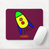 Rocket Mousepad (Mit Mouse)