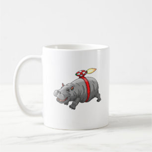 Rocket Nilpferd-Jetpack Kaffeetasse
