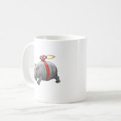 Rocket Nilpferds Jetpack Kaffeetasse (Vorderseite Links)