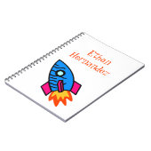 Rocket-Notebook Notizblock (Linke Seite)