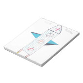 ROCKET NOTIZBLOCK (Rotiert)