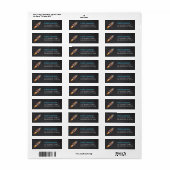 Rocket Outer Space Return Address Labels (Vorne)