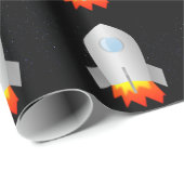 Rocket-Packpapier Geschenkpapier (Rolleneckpunkt)