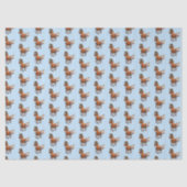 Rocket Ponys Geburtstagsflug Seidenpapier (Vorderseite)