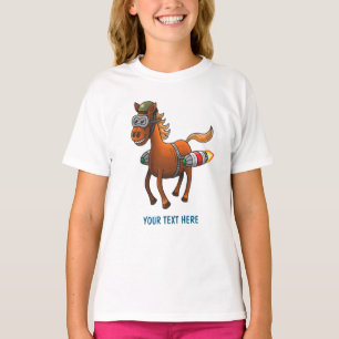 Rocket Ponys Geburtstagsflug T-Shirt