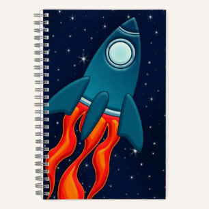 Rocket Postcard Bevorzugungstags Notizblock
