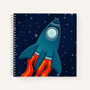 Rocket Postcard Bevorzugungstags Notizblock