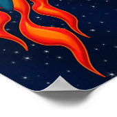 Rocket Postcard Bevorzugungstags Poster (Ecke)