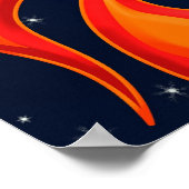 Rocket Postcard Bevorzugungstags Poster (Ecke)