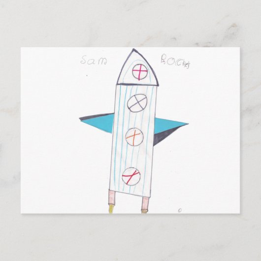 ROCKET POSTKARTE (Vorderseite)