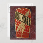 ROCKET. POSTKARTE (Vorne/Hinten)