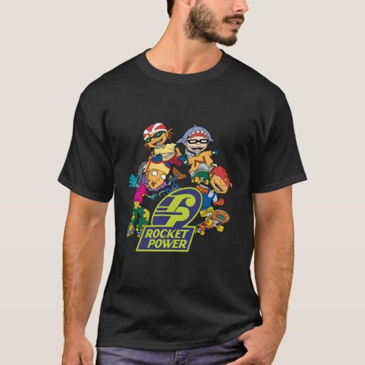 Rocket Power Alle Zeichen T-Shirt (Vorderseite)