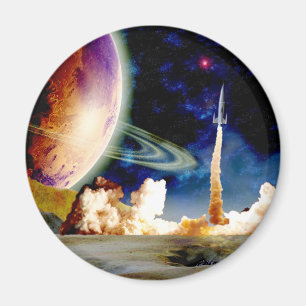 Rocket-Produkteinführung Magnet