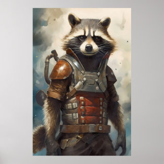 Rocket Raccoon Poster