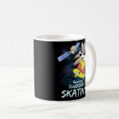Rocket Racoon Skaten Kaffeetasse (VorderseiteRechts)