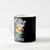 Rocket Racoon Skaten Kaffeetasse (Vorderseite Links)